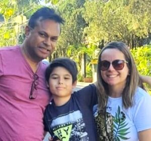 Valberlandia e Marco Antonio, pais do João Vitor, APROVADO no CBNB – RJ 2024/2025