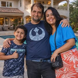 Antônio Santos e Gisele Santos, pais do Davi, APROVADO no CBNB – RJ 2025/2026